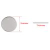 20 Pezzi Diametro 13/14/15/16/18/20mm Spessore 1mm-3mm Acciaio Inossidabile 304 Disco Piatto Circolare Rondella Piatta