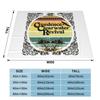 Creedence Clearwater Revival Riverboats Blanket Soft Warm Flannel Throw Blanket Bedspread for Bed Living room Picnic Travel