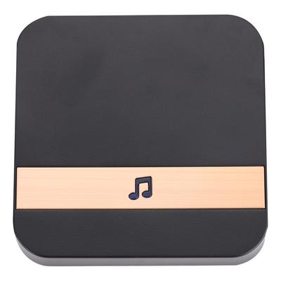 Doorbell DingDong Entry Door Alarm Bell for Household Decoration   Black