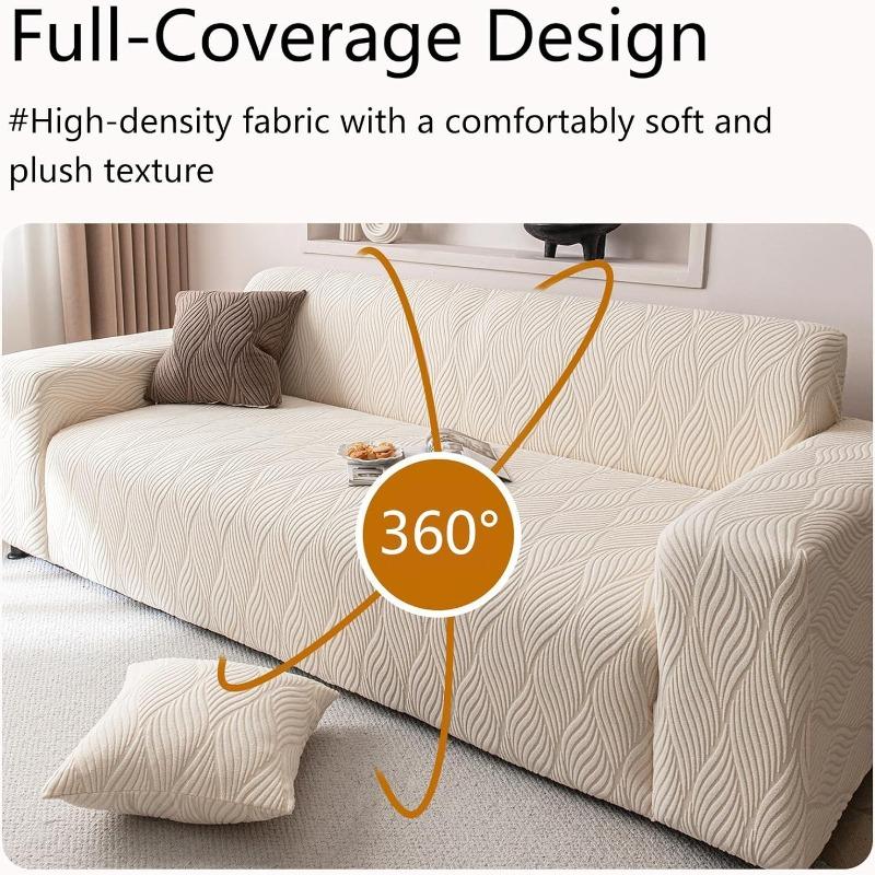 S-XXL All Inclusive Elastic Dust-proof Sofa Cover Removable Machine Washable Jacquard Furniture Protective Cover Home Decor