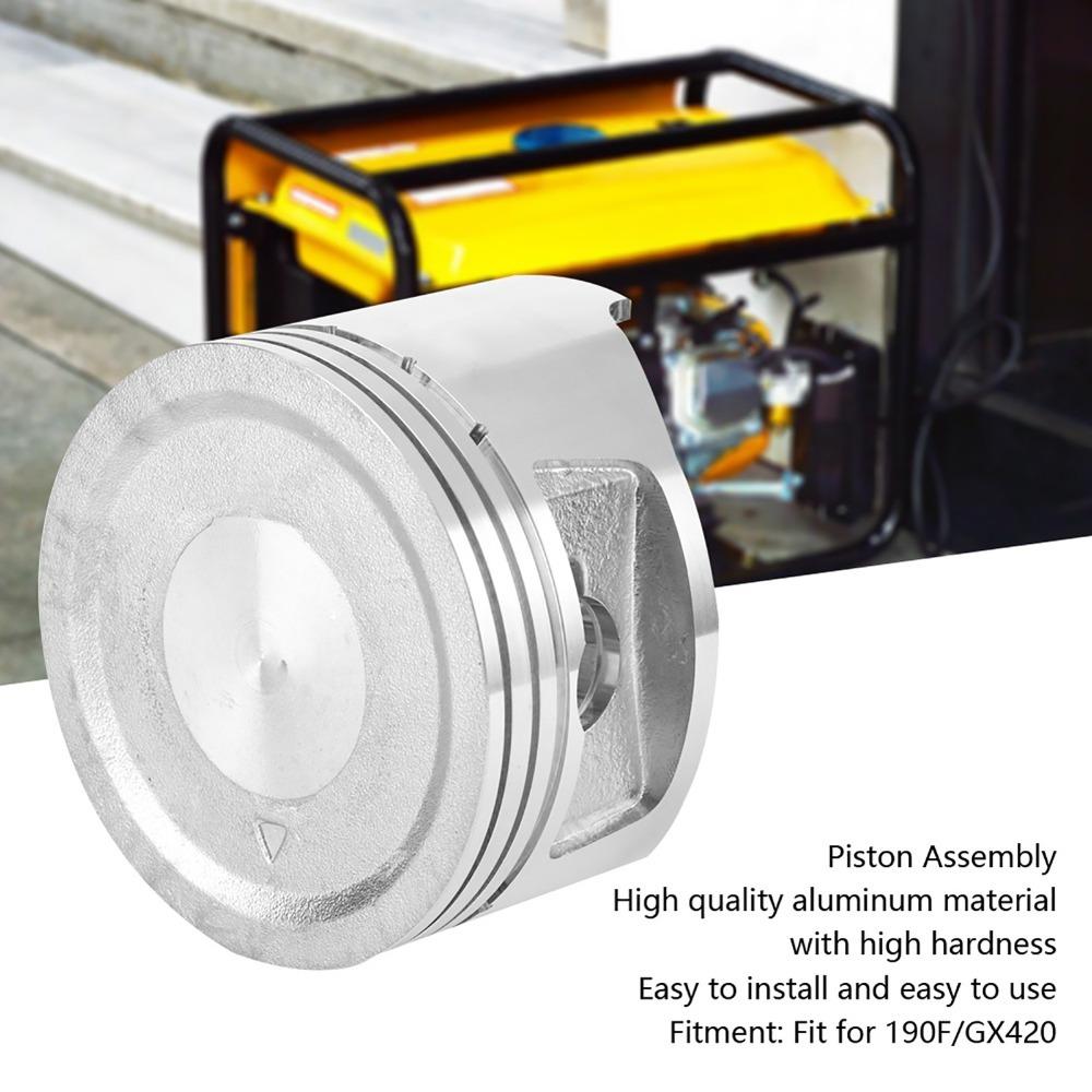 Aluminum Generator Piston Assembly Kit for 168F 170 188 GX160 GX200 GX390 270