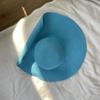 oversized brim straw hat women's summer seaside sunshade sun protection hat outdoor travel vacation beach hat summer hat women's