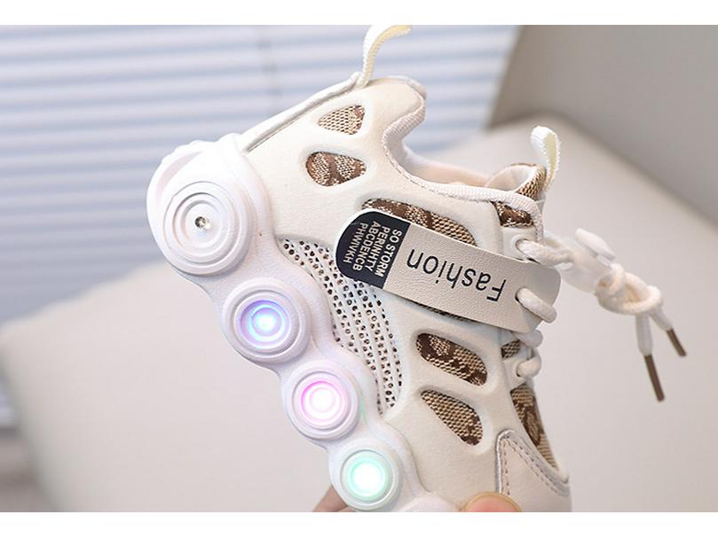 LED Light-Up Breathable Kids' Shoes for Ages 1-6 - Trendy Spring & Autumn Casual Sneakers