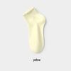 10A Antibacterial & Deodorant Women's Summer Thin Cotton Socks with Lace Ruffle - Solid Color, Breathable, Short Length