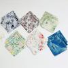 1Pc 34x34cm Women's Cotton Scarf Thin Absorbent Wipe Sweat Towel Antique Chinese Style Handkerchief
