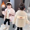 Girls' Cotton-padded Coat Autumn and Winter Clothes for Baby Girls Thickened Tops and Jackets