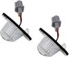Hotimp Honda Honda Honda 18 LED 18 Rounds x 2 License Plate Lights Step