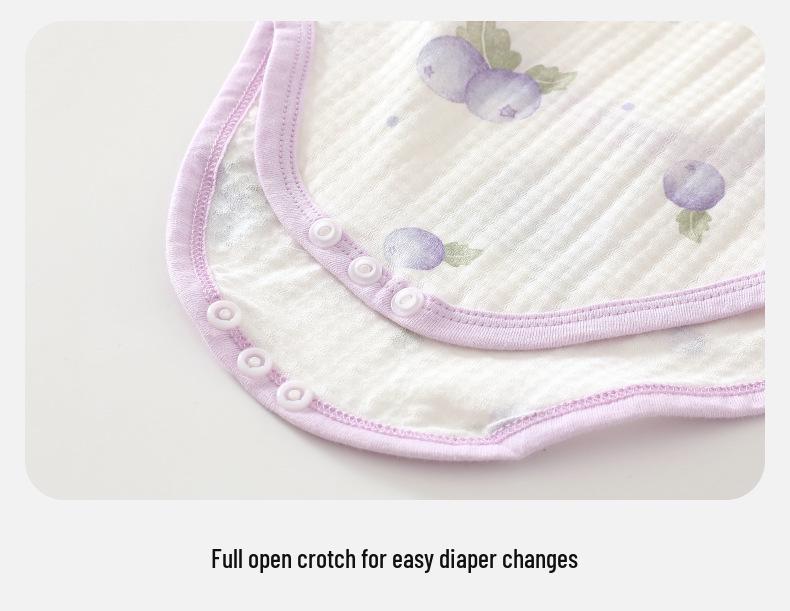 Ademende Zomer Katoen Baby Outfit: Lichtgewicht, Zweetabsorberend & Zacht voor 0-1 Jarigen