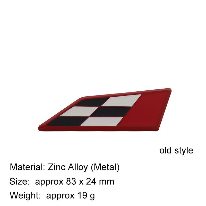 

3D Premium for Raceflag 280 300 car Hood Fender trunk Emblem Badge Sticker old-flag-red