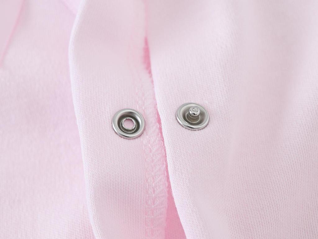 Herbst Langarm Baumwoll-Body für Babys & Kleinkinder (0-1 Jahr) mit Druckknöpfen im Schritt