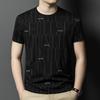 Summer Short Sleeve Men's Trendy Printed Loose Fit Crew Neck Casual T-Shirt