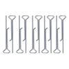 10Pcs Candle Wick Holders, Metal 11cm Wick Stabiliser, Wick Clips, Candle Wick Centering Devices for Candle Making Supplies
