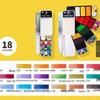 Xiupu Fan-shaped Portable Washable Watercolor Paint Set for Beginner Artists