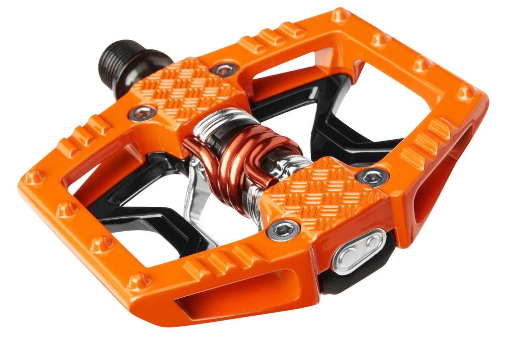 CRANK BROTHERS Ultralichte Klikpedalen Double Shot Oranje 574636