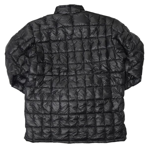 Montbell Plasma 1000 Down Jacket for 1000 Fill Cold Weather 1101493 Men, Power, Trekking, Wear, (Black (BK)/L)