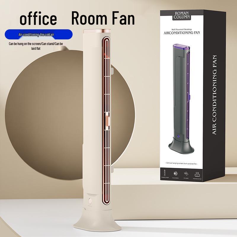 Turmventilator für Zuhause: Vertikale/Horizontale Nutzung, USB, Leises blattloses Design für Schlafzimmer & Baby
