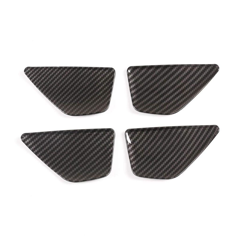 Car Accessories ABS Carbon Fiber Interior Door Bowl Cover Panel Decoration Suitable for Mercedes