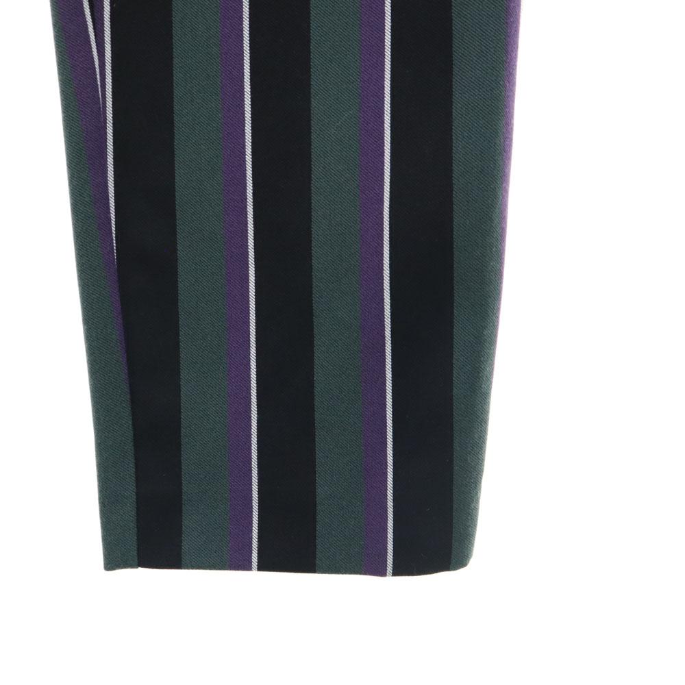 MAX&CO Made In Bulgaria Striped Pattern Tapered Trousers Pants 46 Women Used