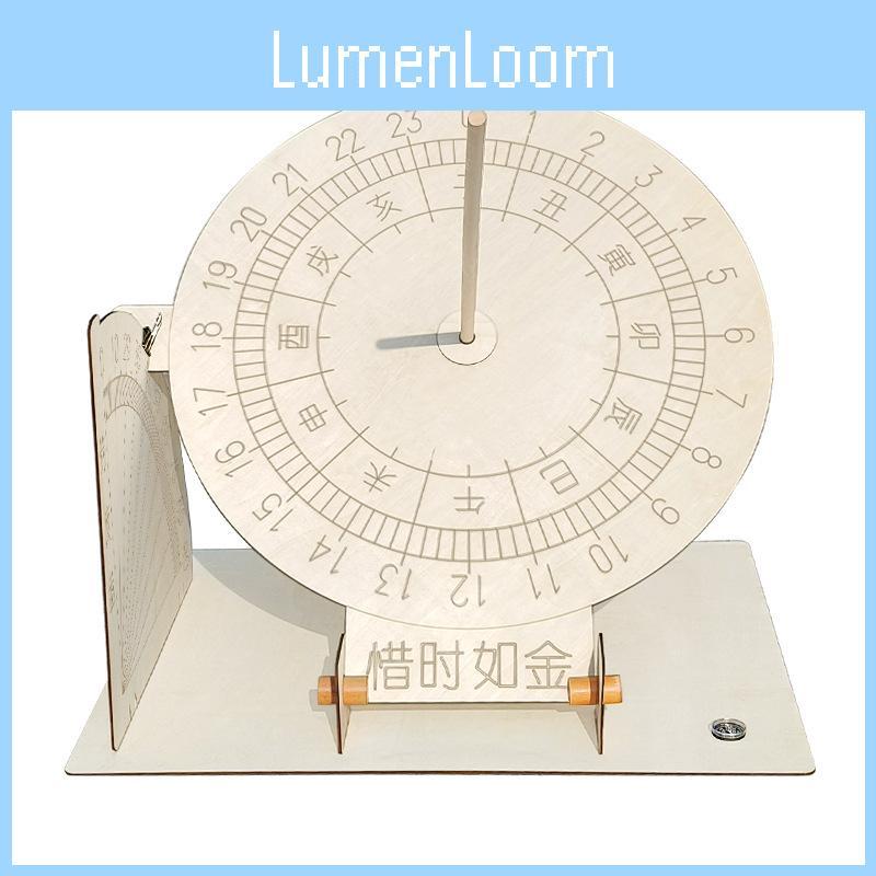 Scientific Experiment Large Equatorial Sundial Model With Shadow Timer For Student Educational Kits