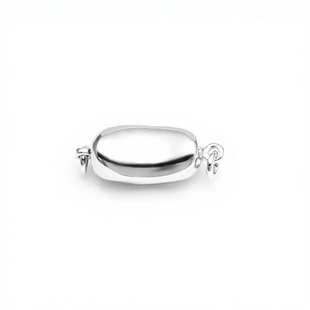 XD P2436 925 Sterling Silver Rod Clasp 925 Solid Necklace Clasp 925 Sterling Silver Clasp Fashion Boutique Buckle