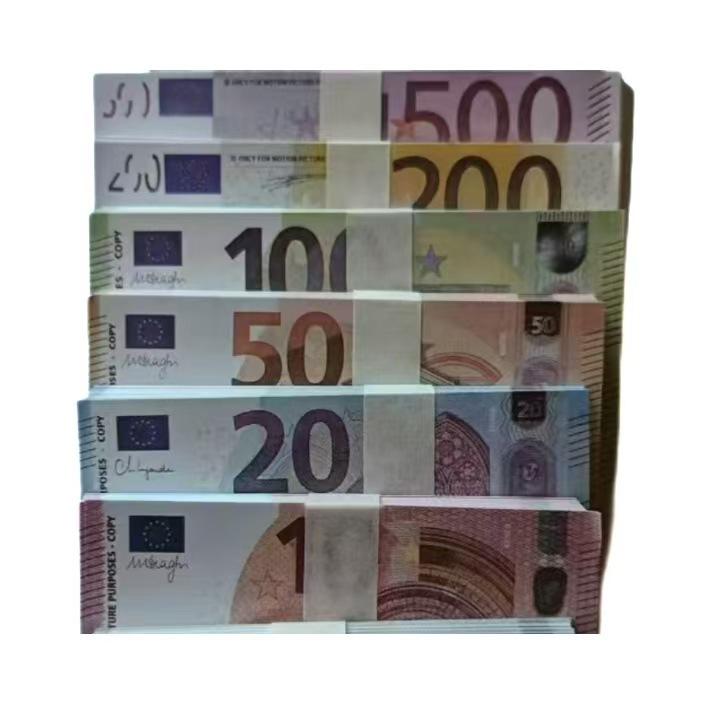 Euro-Themed Hand-Thrown Paper Toy Money for Weddings and Film Props