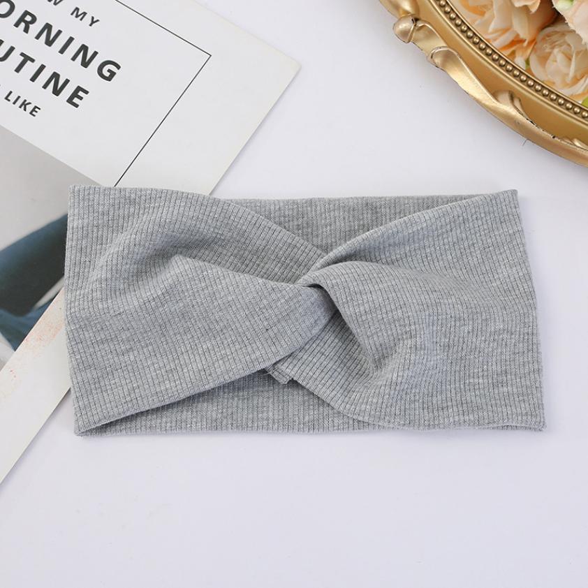 

Женские Девушки Однотонные Повязки для Волос Вязаные Хлопковые Повязки на Голову Винтажные Перекрещенные Тюрбаны Банданы Повязки для Волос Аксессуары для Волос