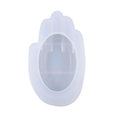 Hand Candlestick Silicone Mold Gypsum Plaster Mold Lipstick Holder Tray Mold for DIY Jewelry Organizer Home Craft Decor