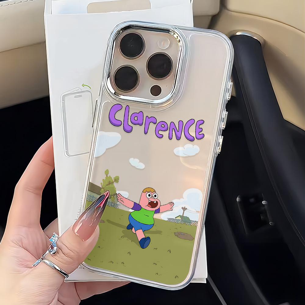 Funny C-Clarence Phone Case for Samsung Galaxy S25 S24 S23 S22 S21 S20 Note20 FE Ultra Edge Plus 4G 5G Transparent Soft Cover