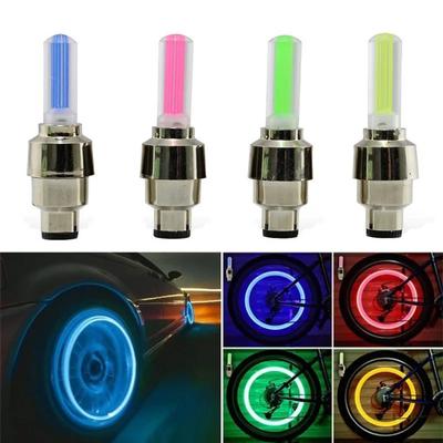Bicycle Lights Motion Sensor LED Lights Road MTB Bike Tire Valve Caps Wheel Spokes Waterproof LED Light Bicycle Accessories