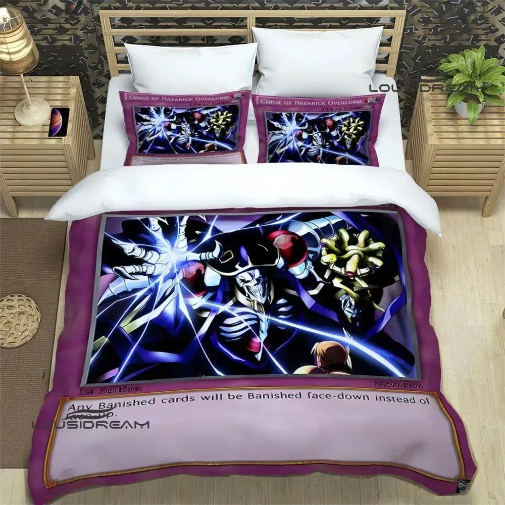 Overlord Cartoon Printed Bedding Sets Exquisite Bed Supplies Set Duvet Cover Bed Comforter Set Bedding Set Luxury Birthday Gift