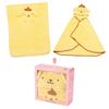 Skater Handtuch-Geschenkset Haartrocken-Kapuzenbademantel und Sanrio Pompompurin (2 Stücke) Handtuch, Poncho, (SET1086)