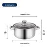 Yi Bode Sen 22cm Stainless Steel Soup & Stew Pot