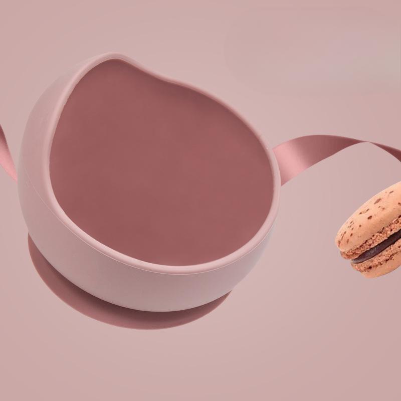 Children's Silicone Snail BowlBaby Food and Complementary Food Tableware Infant Silicone ForkSpoon and Suction Cup Bowl