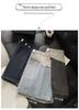 Summer Maternity Wide-Leg Denim Shorts - Casual Loose-Fit Low-Waist Jeans