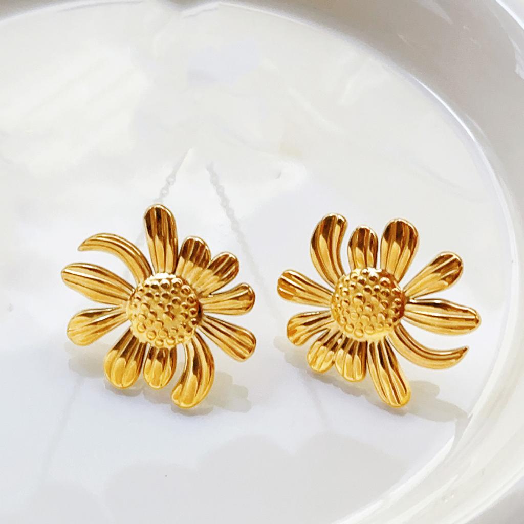 European American Trendy Cross-Border Punk Cold Wind Stainless Steel Earrings Geometric Irregular Drop Fashion Jewelry