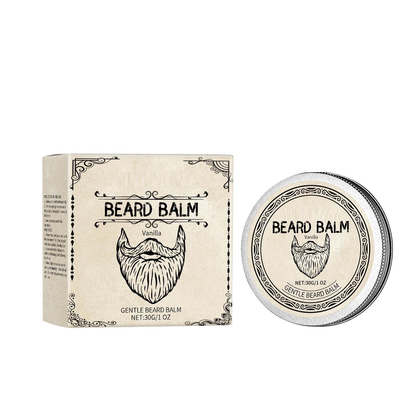 

Воск для ухода за бородой Подходит для разных типов кожи Мужской крем для ухода за бородой One Size