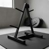 Weight Plate Tree Rack Long-Lasting Steel Storage Stable for Home Gym