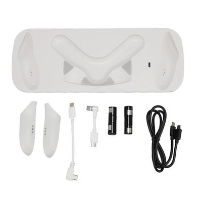 Ladestation für 3S Magnetische Ladestation für VR-Headset-Controller mit 2 wiederaufladbaren