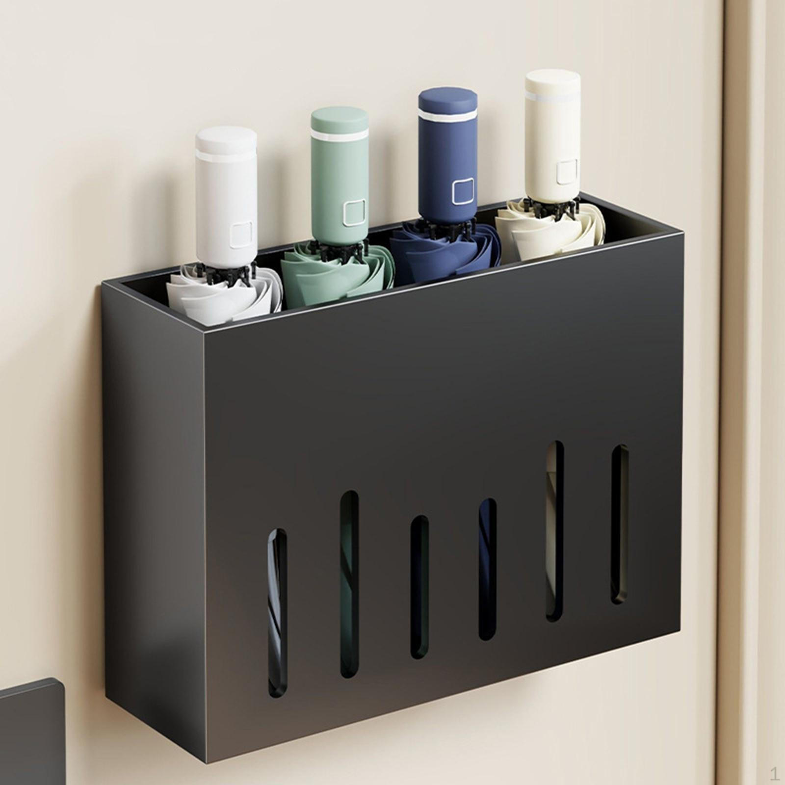 

Compact Wall Mounted Umbrella Holder Organizer for Home And Patio