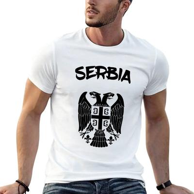 Serbia Srbija T-Shirt Korean Fashion Sports Fan T-shirts Plus Size T Shirts Big and Tall T Shirts for Men