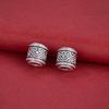Sterling S999 Pure Silver Ruyi Auspicious Clouds Luck Spacer Beads for DIY Bracelets