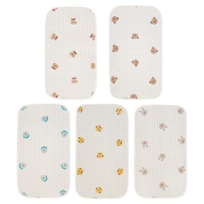 Baby Pillow Newborns Flat Pillows Toddlers Sleeping Pillowcase Cover Headrest Support Cushion for Infant Bed Strollers