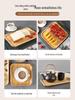 Japanese Style Rectangular Bamboo Serving Tray