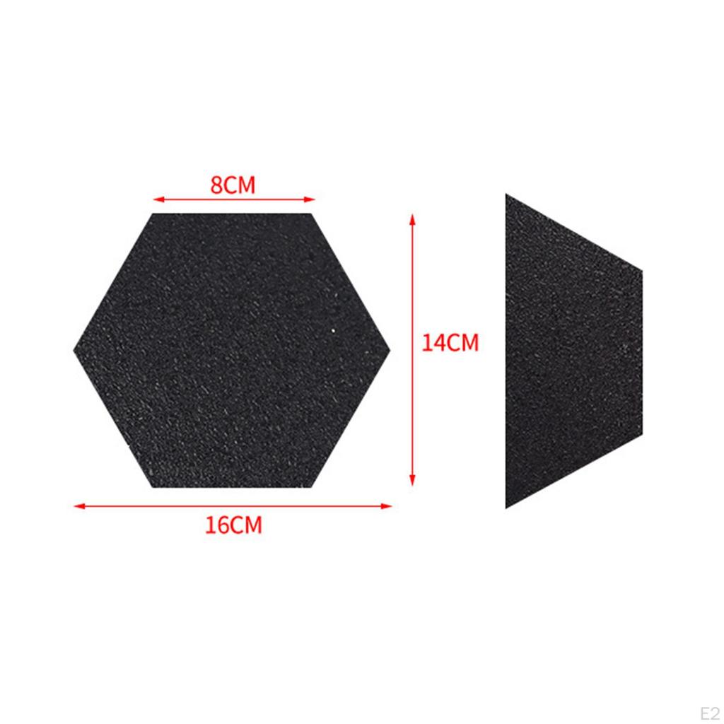 Hexagon Surfboard Pads Deck Grip Mat Professional Surfpad Waxless for Paddleboard Fish