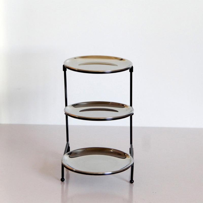 Elegant 3 Tiered Cake Display Stand Detachable Sweet Holder Serving Platter for Dessert Cupcakes Fruits and Snacks