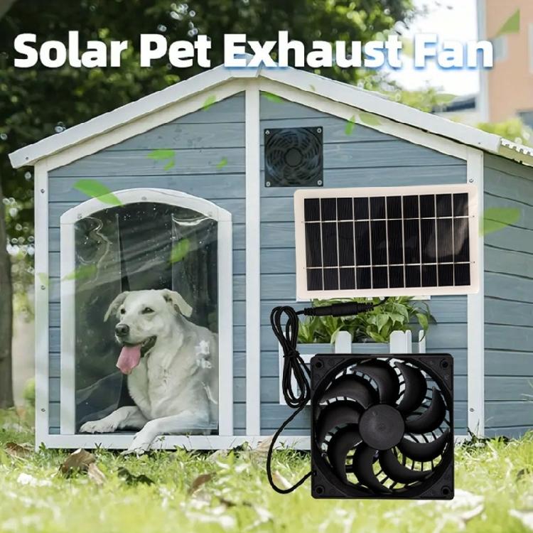 Energy Efficient Solar Exhaust Cooling Fan For Workspaces High Performances Airflows Lightweight Silicone Plastic Build Simple Installation