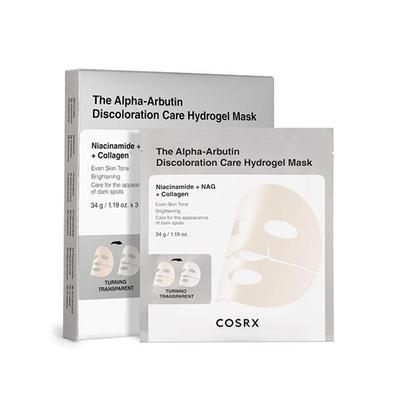 The Alpha-Arbutin Discoloration Care Hydrogel Mask 34g*3EA