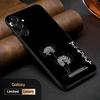 Handyhülle mit rotem Spinnenlilie-Motiv im japanischen Kunst- und Modedesign für Samsung Galaxy S26, S25, S24, S23, S22, S21 Plus, Ultra und Note20 (weich, schwarz)