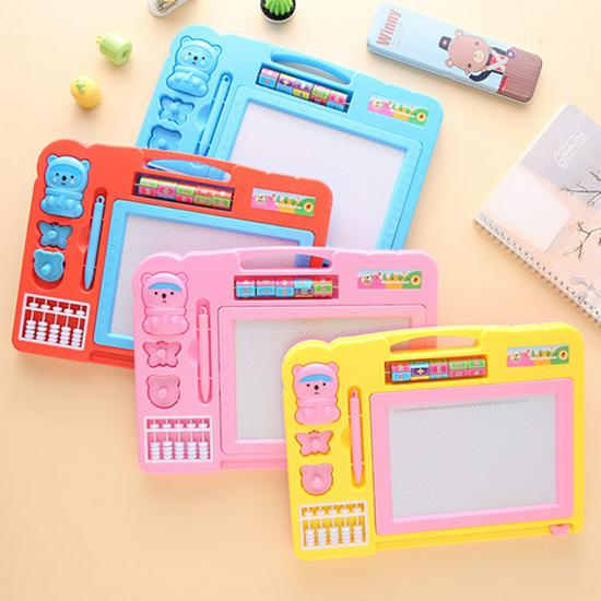 Großes magnetisches Zeichenbrett für Kinder - Buntes Graffiti- und Schreibspielzeug mit Stift