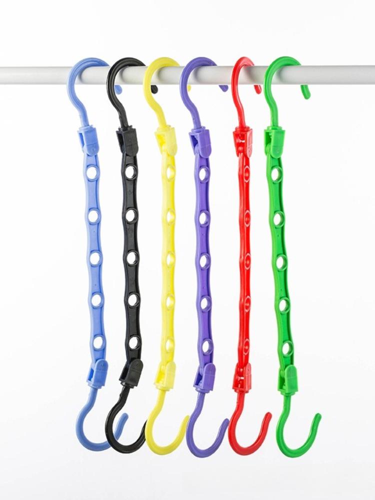 Plastic Multifunction Clothes Racks Space Saving Storage Hangers Rotary Organizer Hangers 5 Hole Magic Closet Wardrobe Organizer